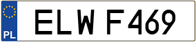 Truck License Plate